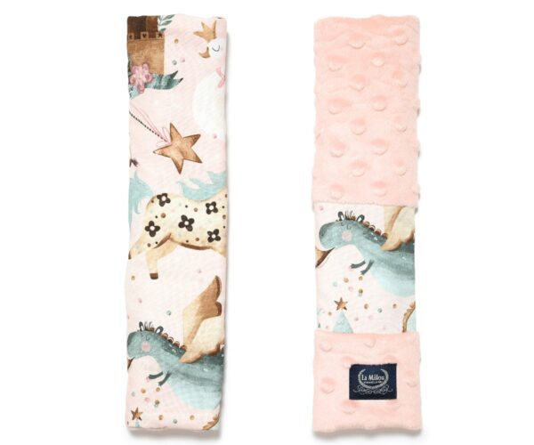 Princess Jersey Seat Belt Cover Smoke Rose