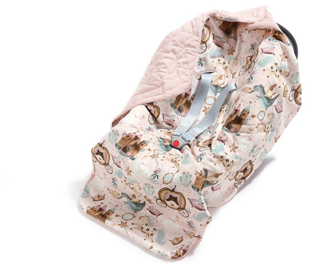 Princess Κουβέρτα Car Seat Classic Smoke Rose