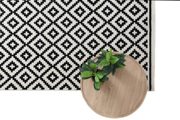 Χαλί Decorista 1721 X Black 140x200cm - Image 4