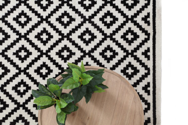 Χαλί Decorista 1721 X Black 140x200cm - Image 5