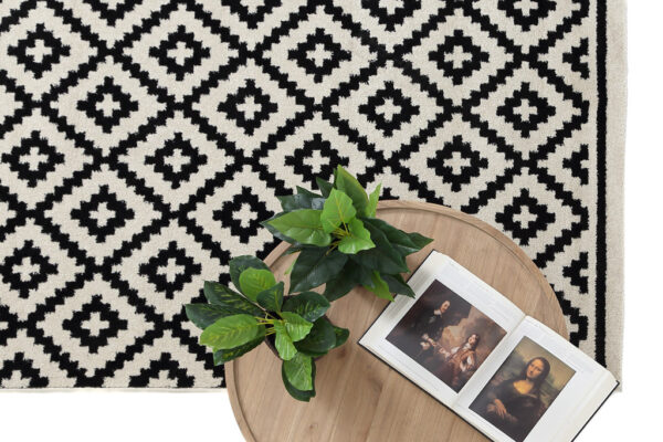 Χαλί Decorista 1721 X Black 140x200cm - Image 6