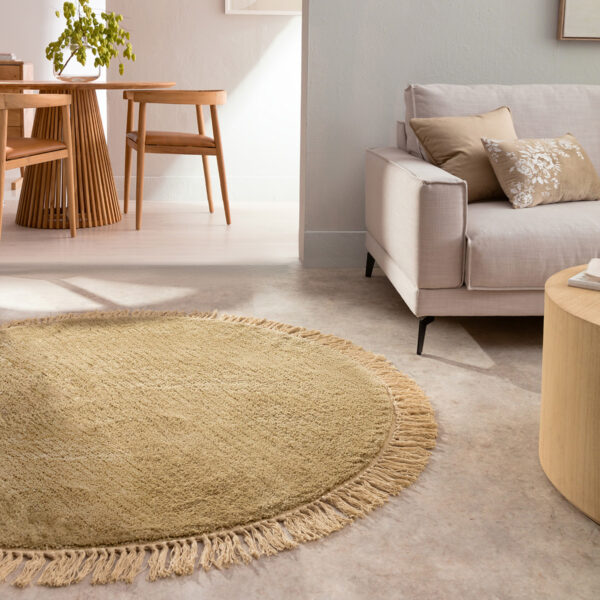 Mellow Χαλί Willow Beige Ροτόντα 150cm