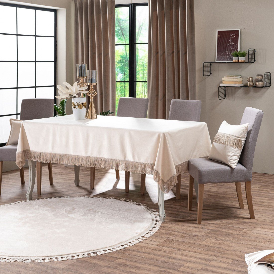 Velvet Τραπεζομάντηλο Offwhite - Image 2