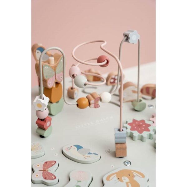 Ξύλινο Τραπέζι Δραστηριοτήτων Flowers & Butterflies - Little Dutch - Image 4