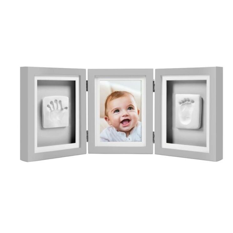 Κορνίζα Με Φωτογραφία Και Αποτύπωμα Με Πηλό