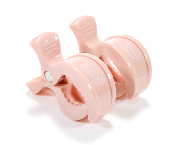 2 Pack Multitask Clips Powder Pink