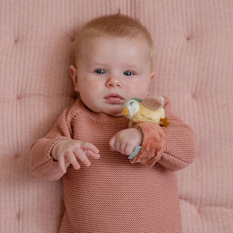 Flowers & Butterflies Υφασμάτινο Βραχιολάκι Κουδουνίστρα - Image 2