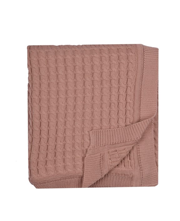 Hood For Girls Βρεφική Κουβέρτα Ροζ 2 Διαστάσεις