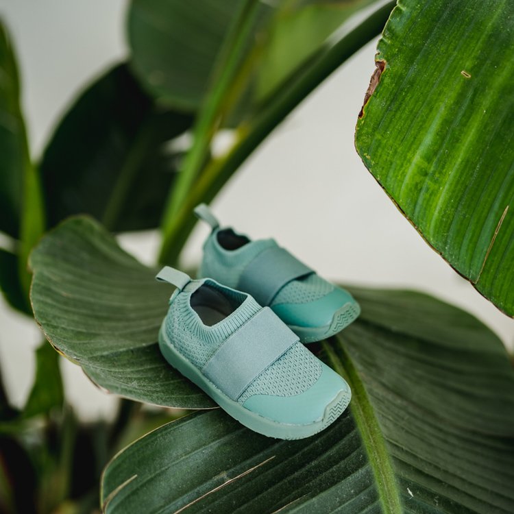 Moonie's Happy Walker Mint Sorbet πάνω σε φύλλο