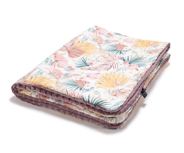 Boho Palms Light Παιδική Κουβέρτα (L) French Lavender με φυλλώδες σχέδιο