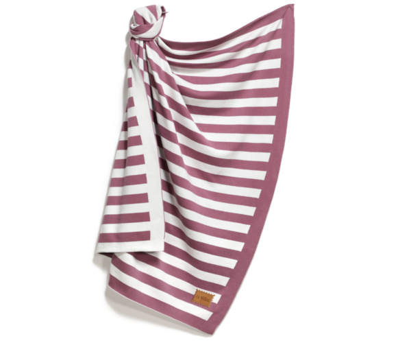 Cotton Tender Strips Plum με ριγέ σχέδιο