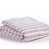 Happy Stripes Παιδική Κουβέρτα Ροζ διπλωμένη