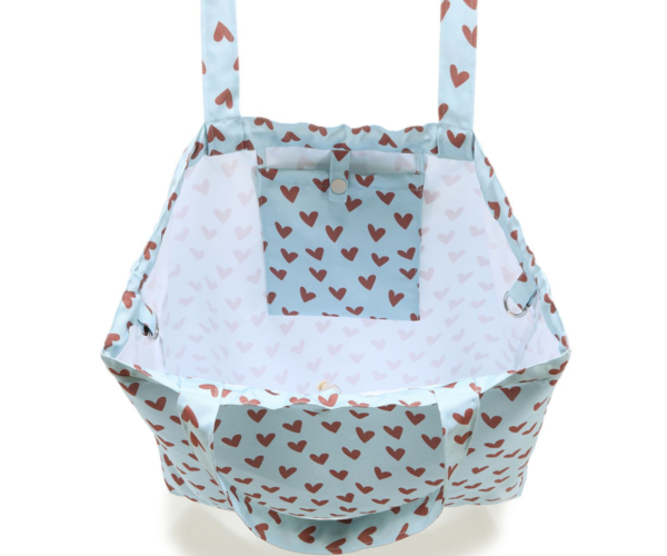 Heartbeat Shopper Bag Blue