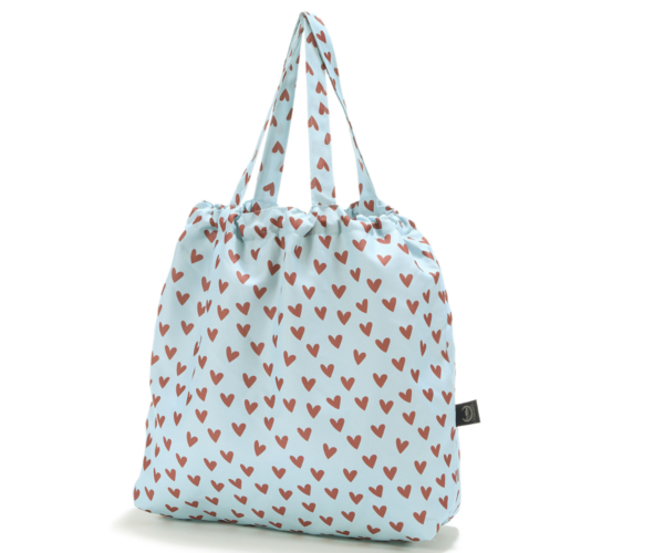 Heartbeat Shopper Bag Blue