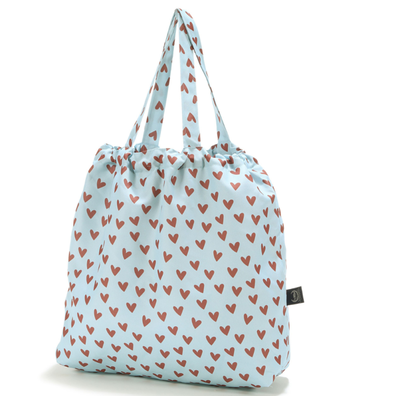 Heartbeat Shopper Bag Blue