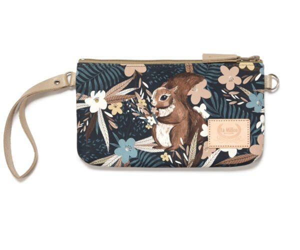 Pretty Barbara Clutch με σχέδιο σκιουράκι