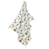 Prince Bamboo Κουβέρτα Swaddle με σχέδιο καστράκια και αλογάκια