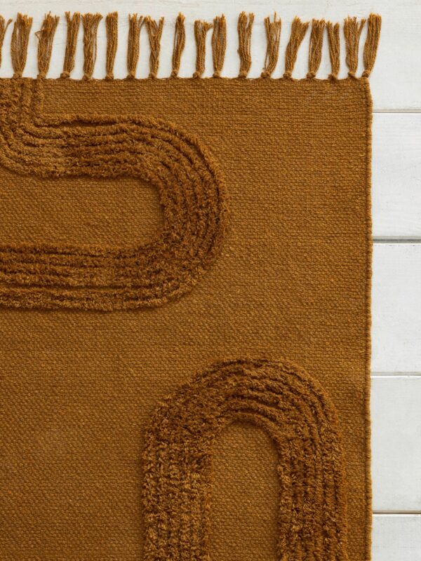 Talia Χαλάκι Gold Brown