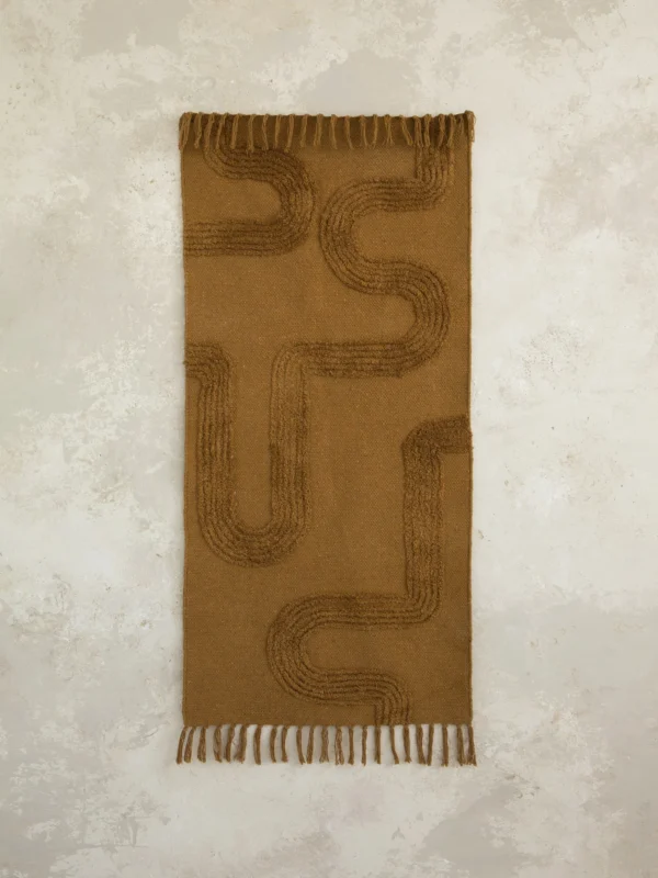Talia Χαλάκι Gold Brown