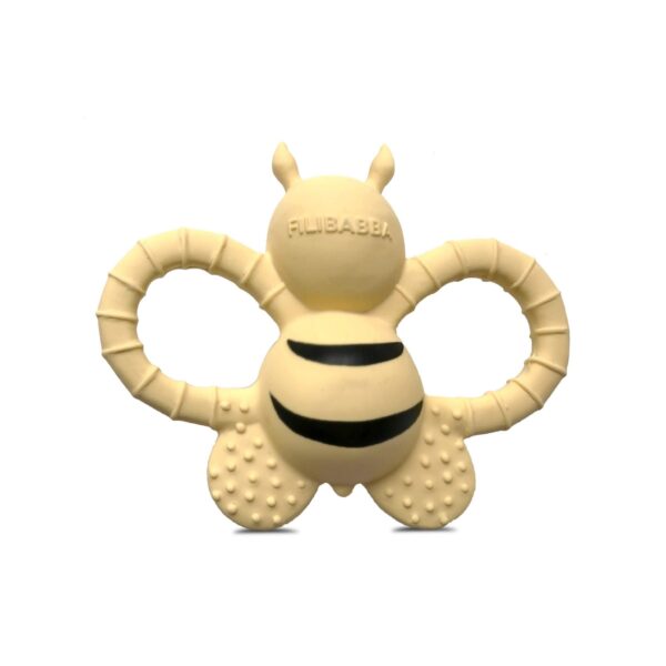 Bella The Bee Μασητικό Οδοντοφυίας Pale Banana, πίσω όψη