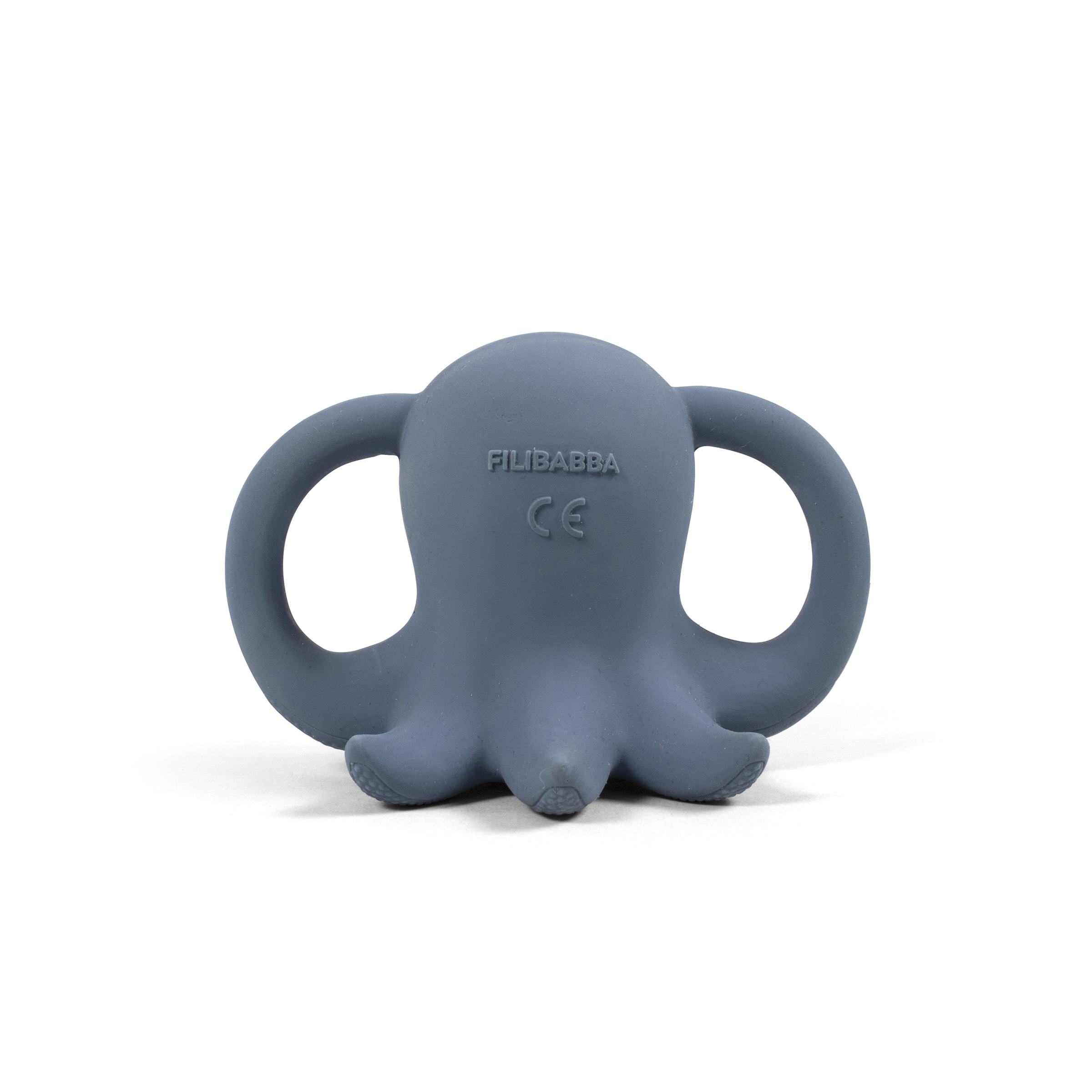 Otto The Octopus Muddly Blue Μασητικό Οδοντοφυΐας πίσω όψη