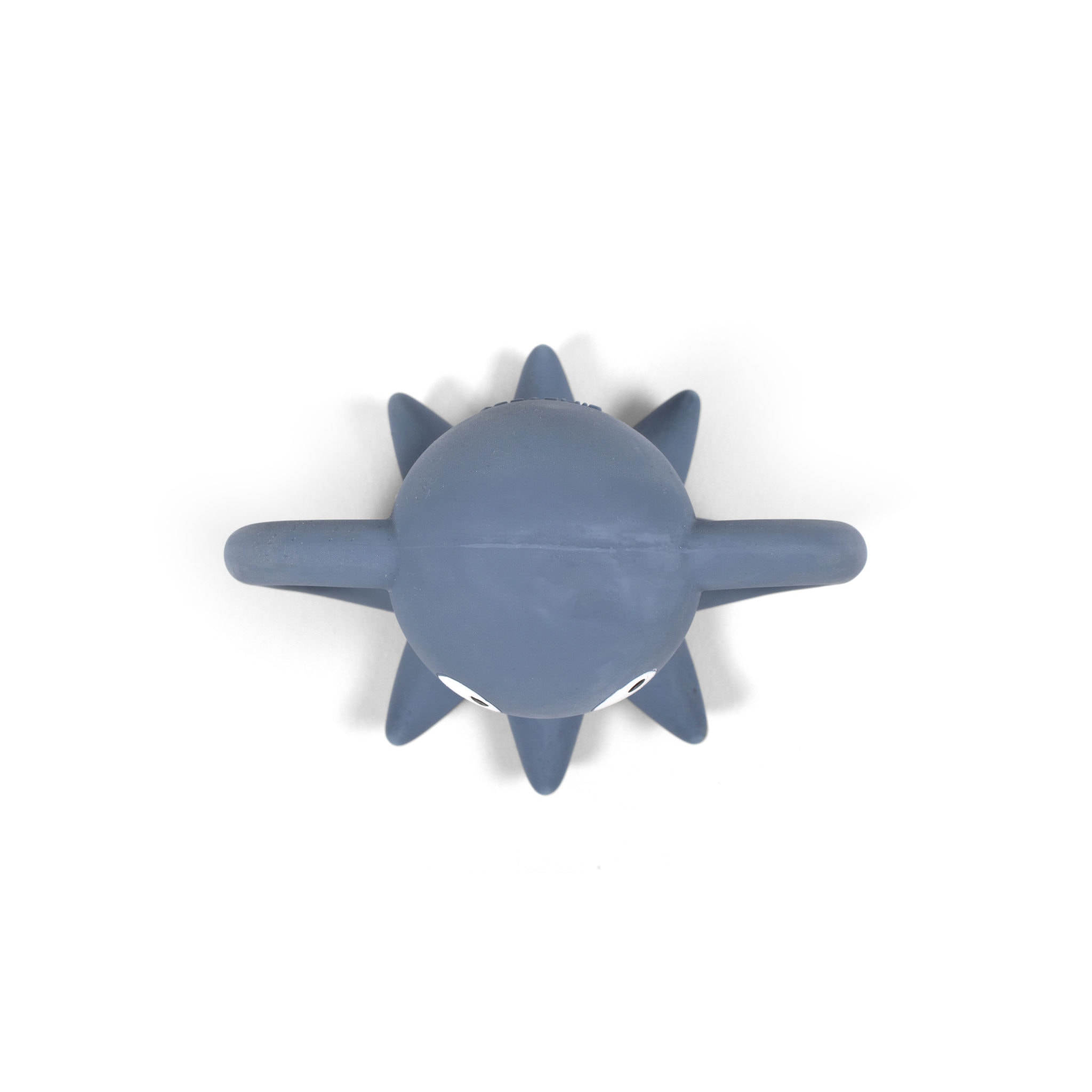Otto The Octopus Muddly Blue Μασητικό Οδοντοφυΐας πάνω όψη, από 100% φυσικό καουτσούκ, απαλλαγμένο από BVA και PVC, χρώματος μπλε