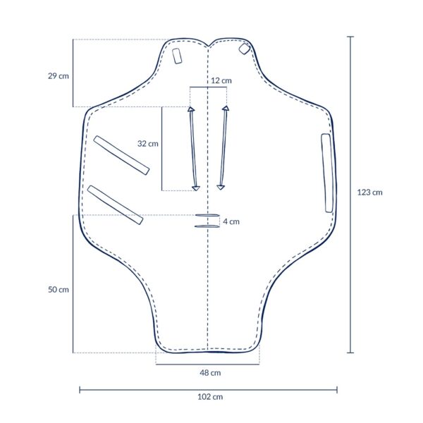 Κουβέρτα Car Seat Multi