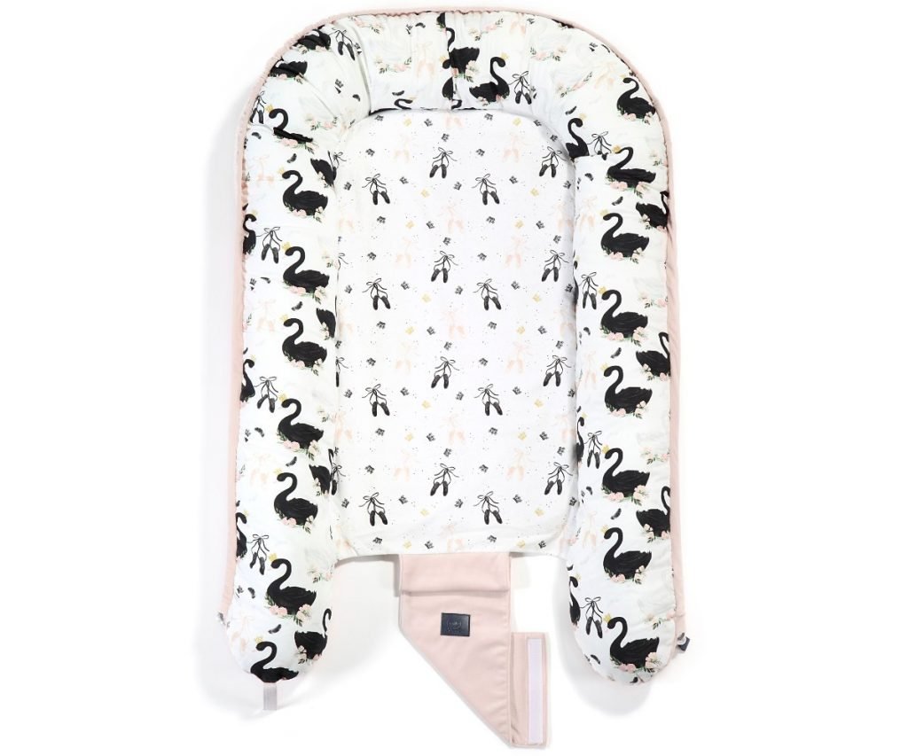 Moonlight Swan Baby Nest Smoke Rose