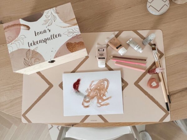 Desk Mat Autumn Gold τοποθετημένο σε γραφείο