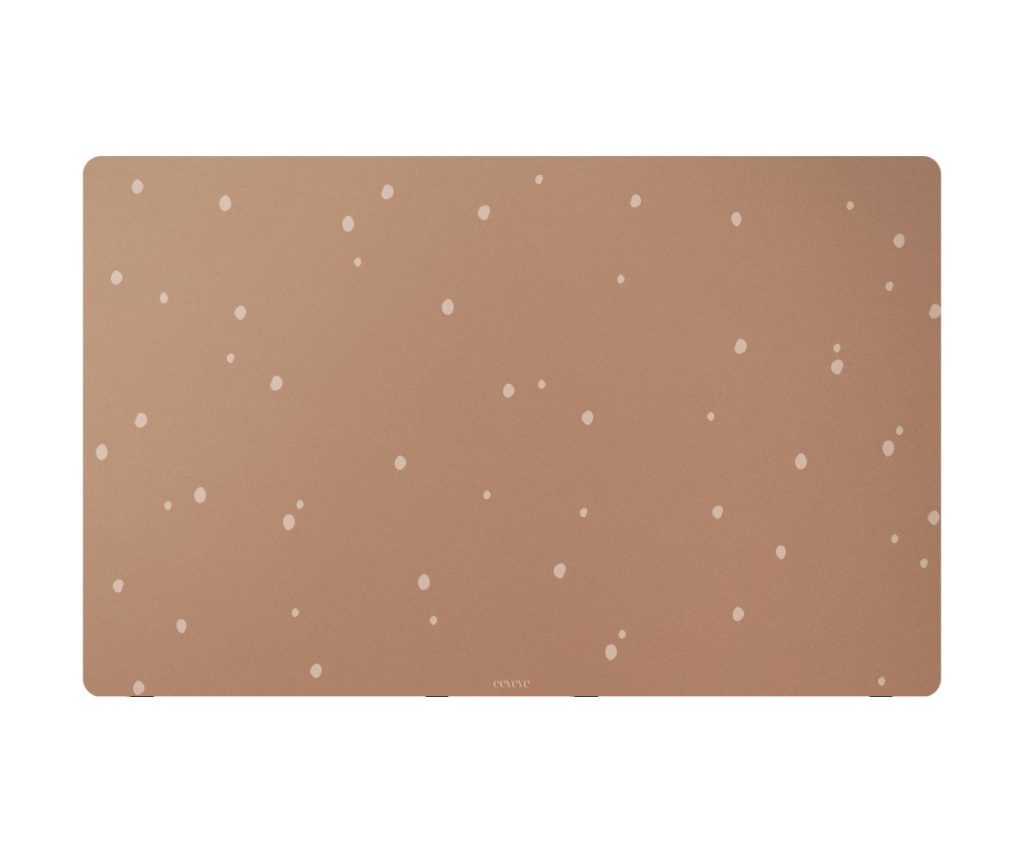 Desk Mat Cinnamon Dots
