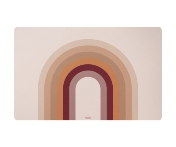 Desk Mat Retro Bow Peach