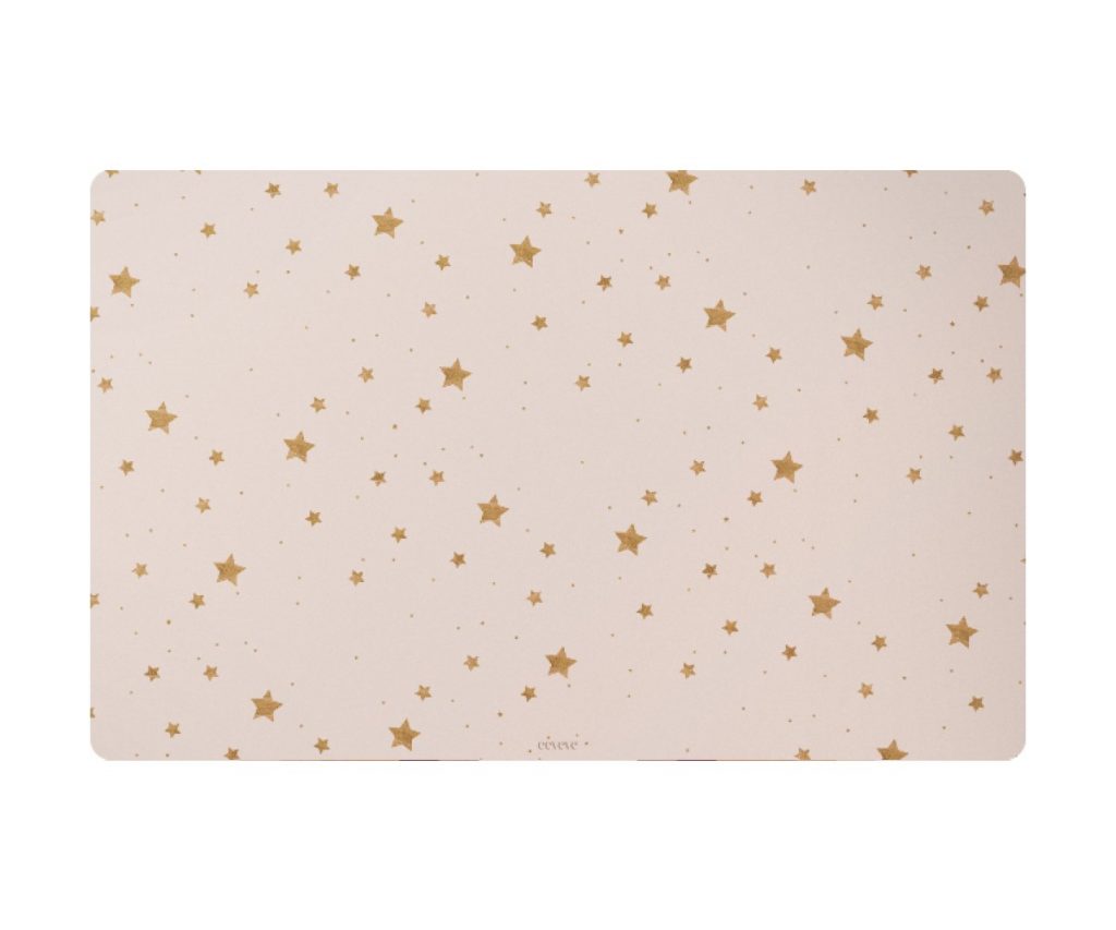 Desk Mat Stars Almond