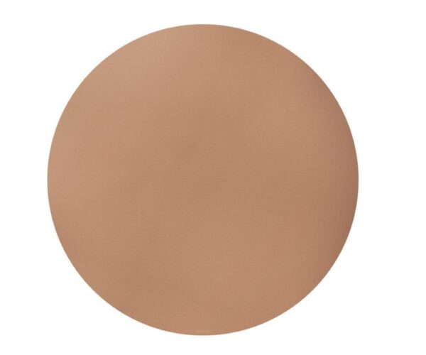 Round Floor Mat Cappuccino Brown