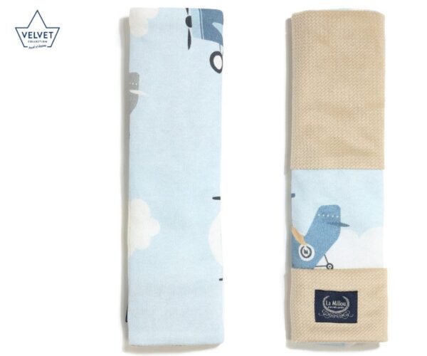 Captain Adventure Velvet Jersey Seat Belt Cover Sand