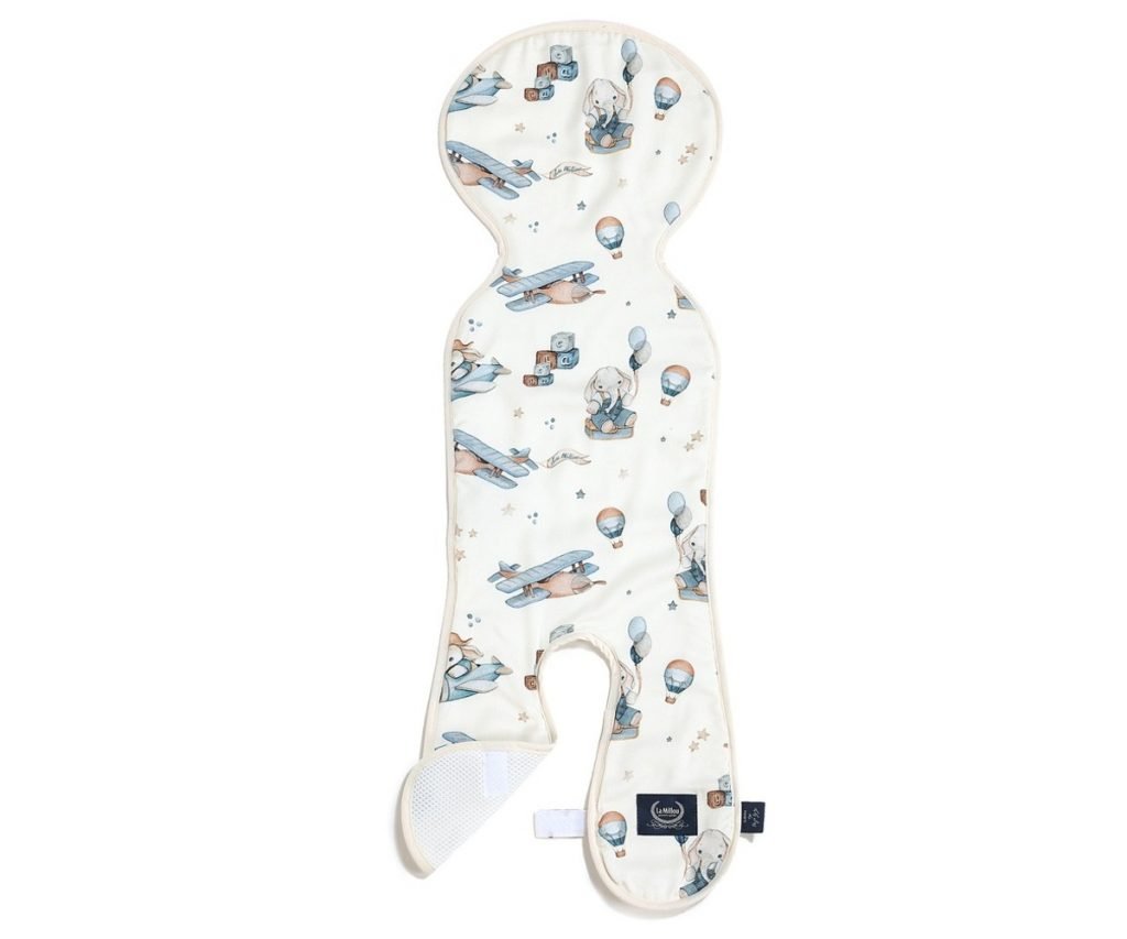 Simbo Προστατευτικό Car Seat, από 100% bamboo ύφασμα, διάστασης 75x25 cm, τοποθετημένο σε καρεκλάκι αυτοκινήτου