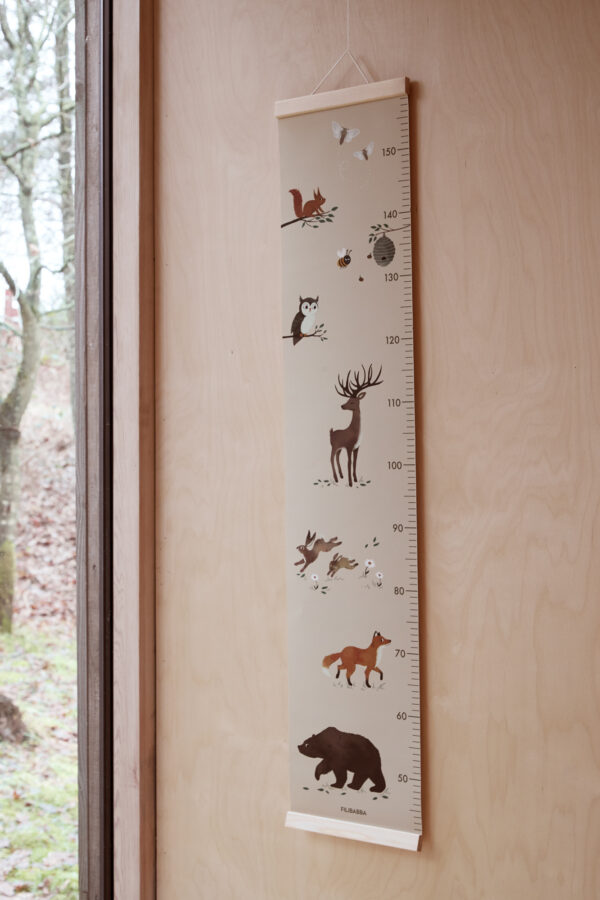 Animals Of The Forest Growth Chart κρεμασμένο σε τοίχο