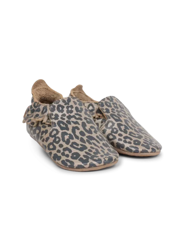 Bobux Παπουτσάκια Soft Sole Leopard Print Gold