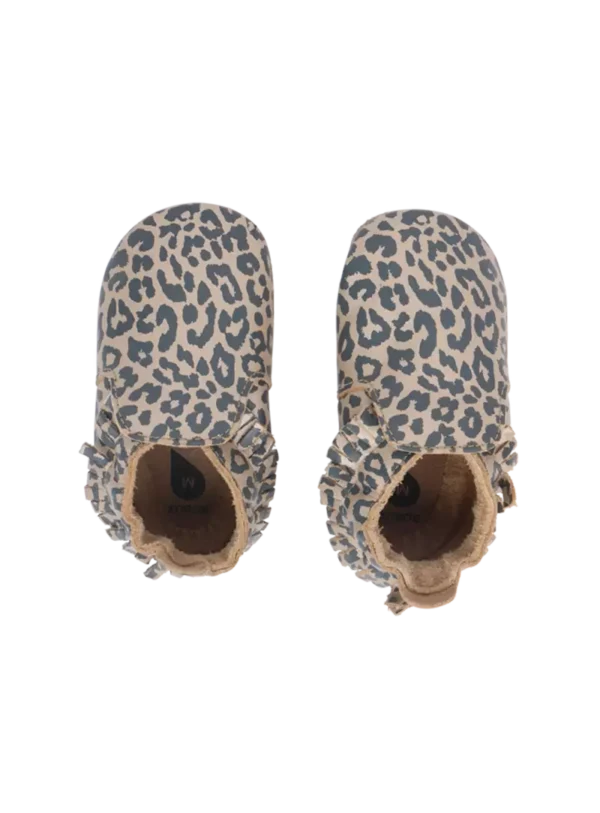 Bobux Παπουτσάκια Soft Sole Leopard Print Gold