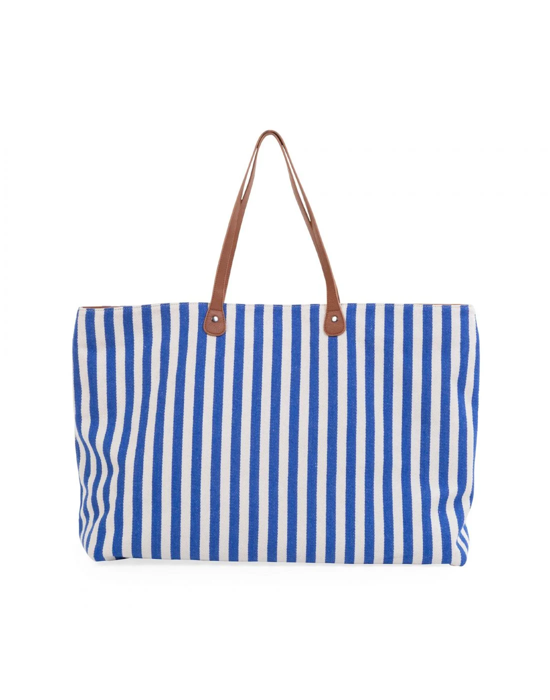 Family Bag Stripes Electric Blue