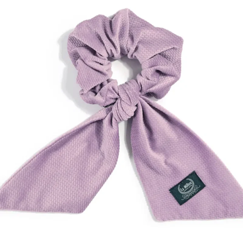 Velvet Hair Scrunchie Violet