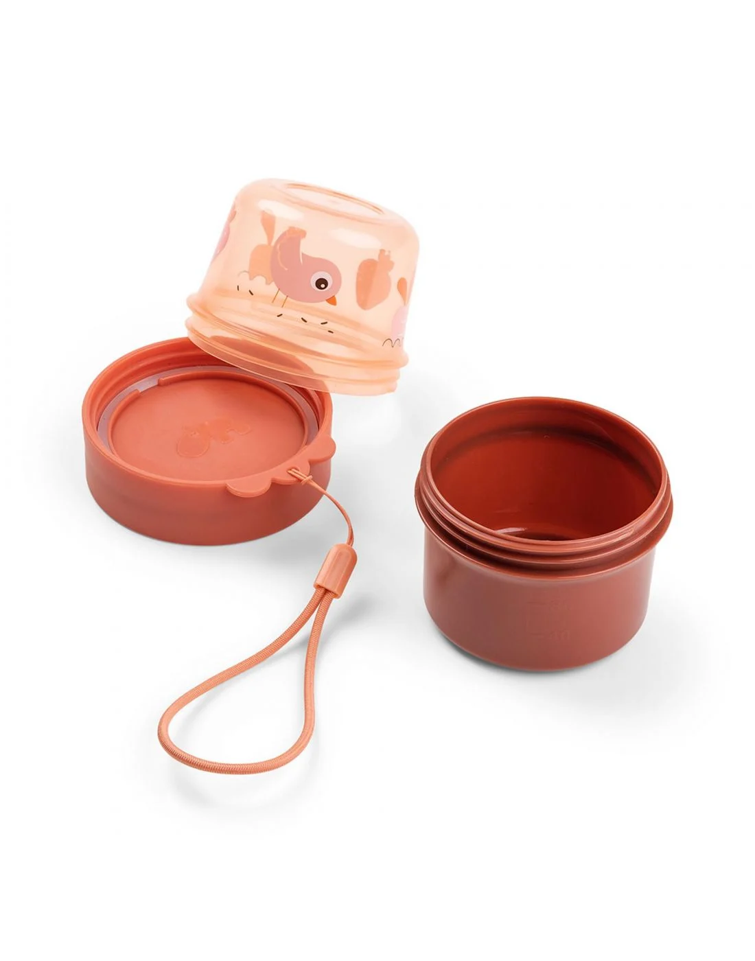 2 Way Παιδικό Δοχείο Φαγητού Birdee Papaya