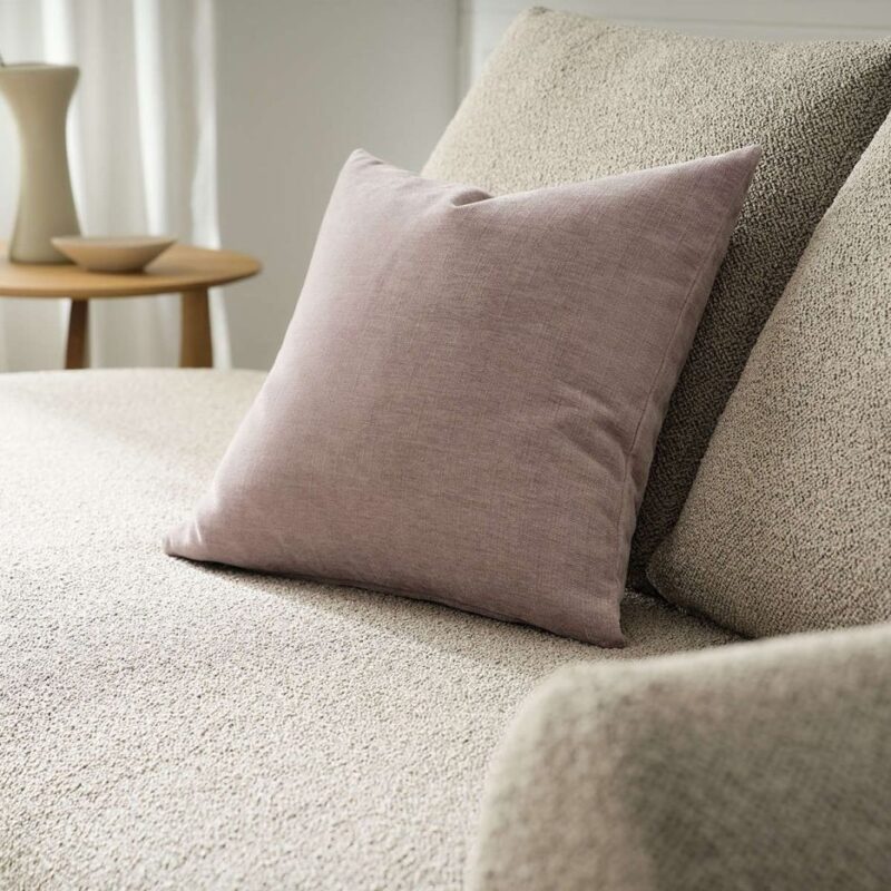 Luna Μαξιλαροθήκη Grey Mauve