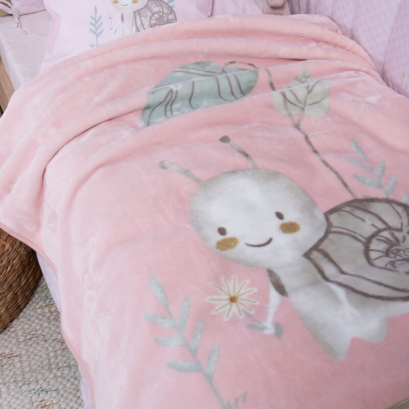 Cute Snail Βρεφική Κουβέρτα