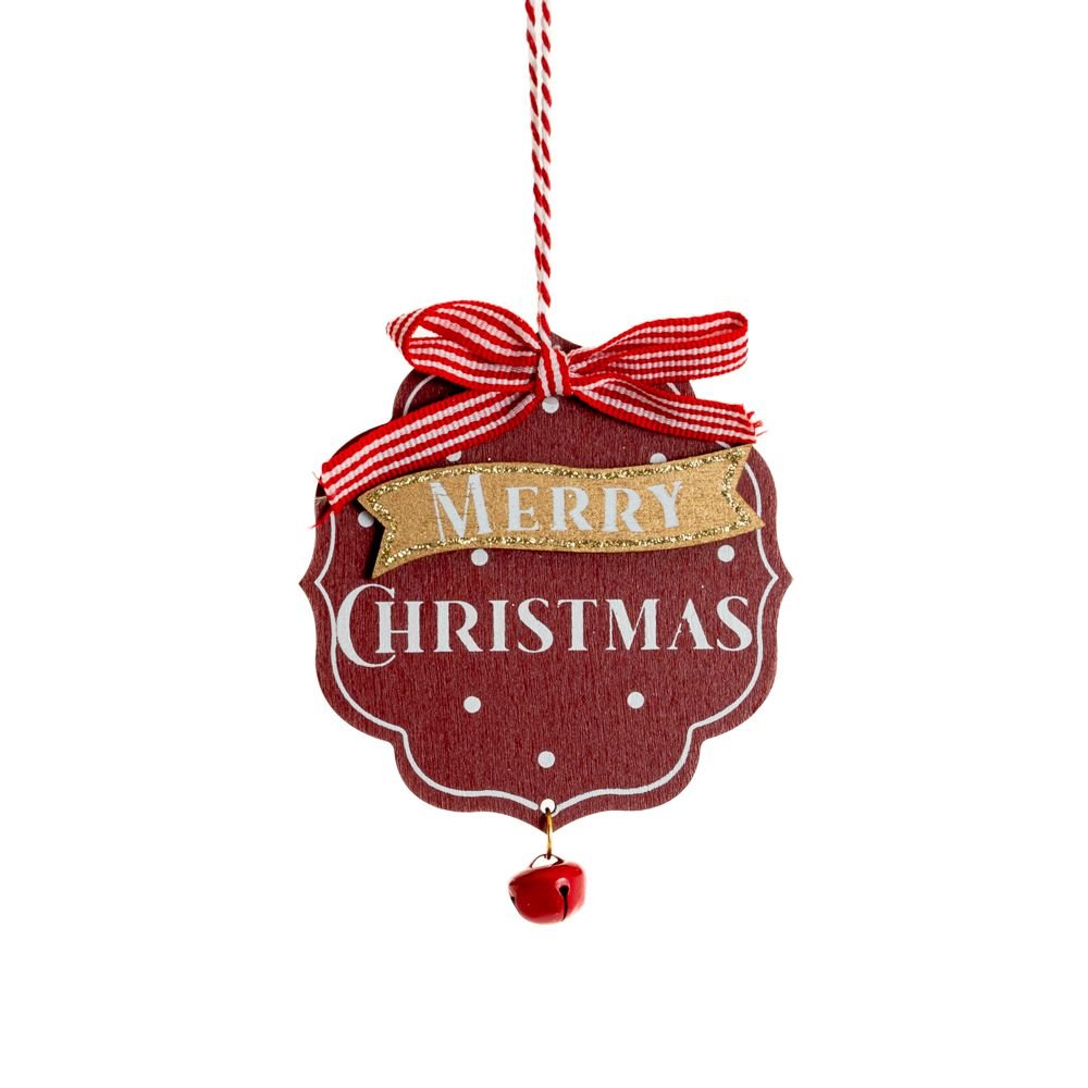 "Merry Christmas" Ξύλινη Πινακίδα