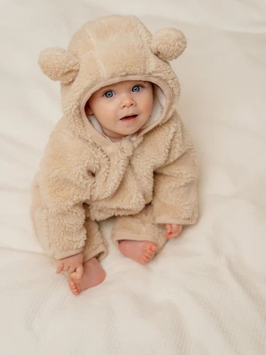 Teddy Ολοσωμο Φορμάκι Εξόδου Sand