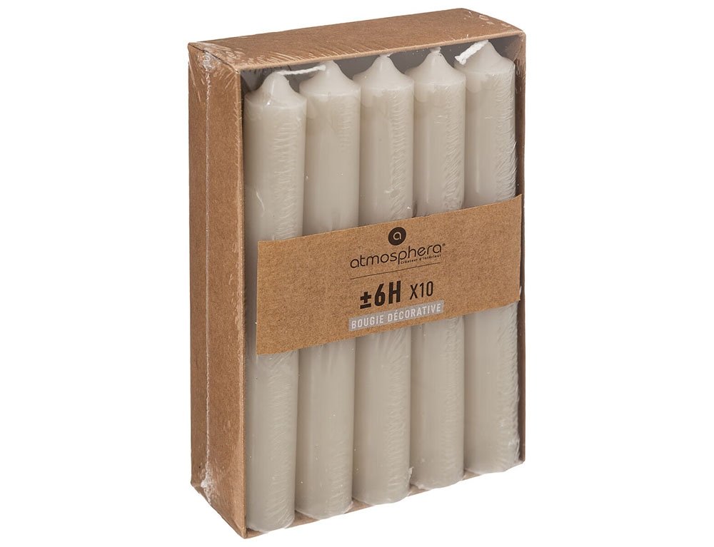 Σετ Διακοσμητικό Κερί 10τμχ