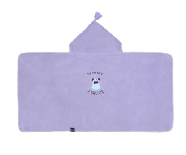Doggy Unicorn Πετσέτα Bamboo Kid Purple