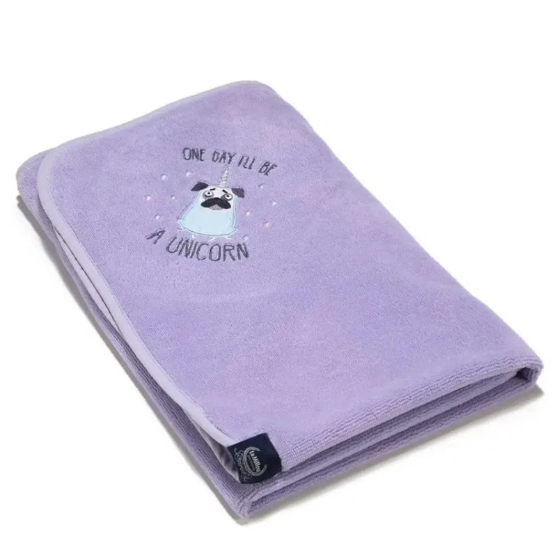Doggy Unicorn Πετσέτα Bamboo Newborn Purple