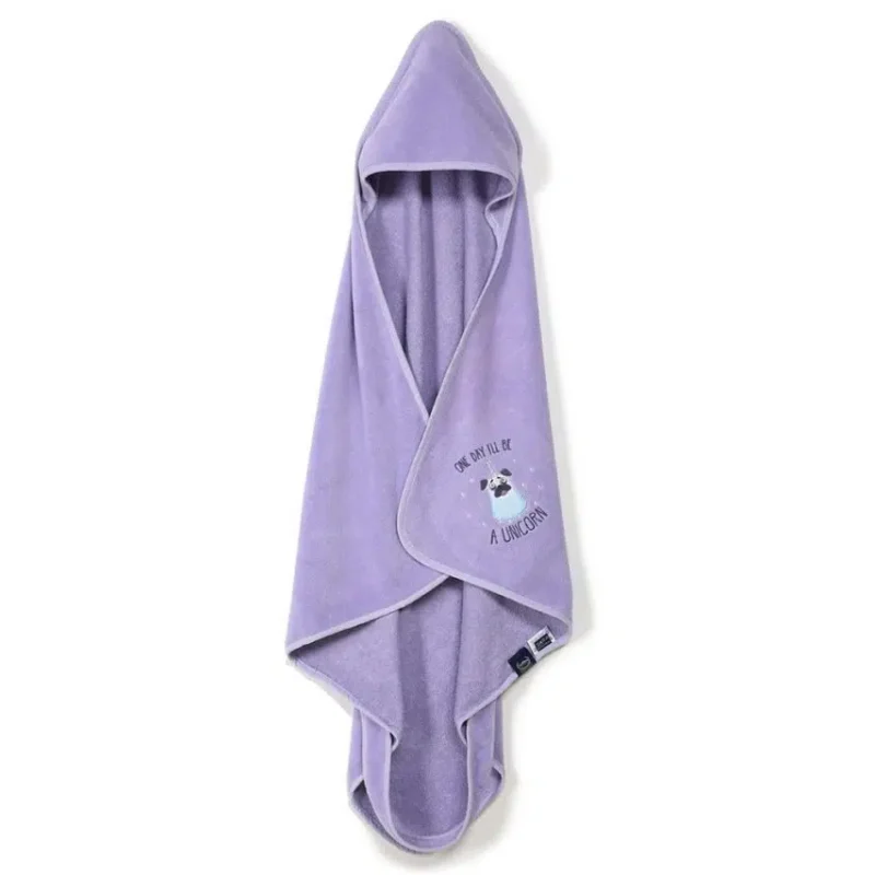 Doggy Unicorn Πετσέτα Bamboo Newborn Purple