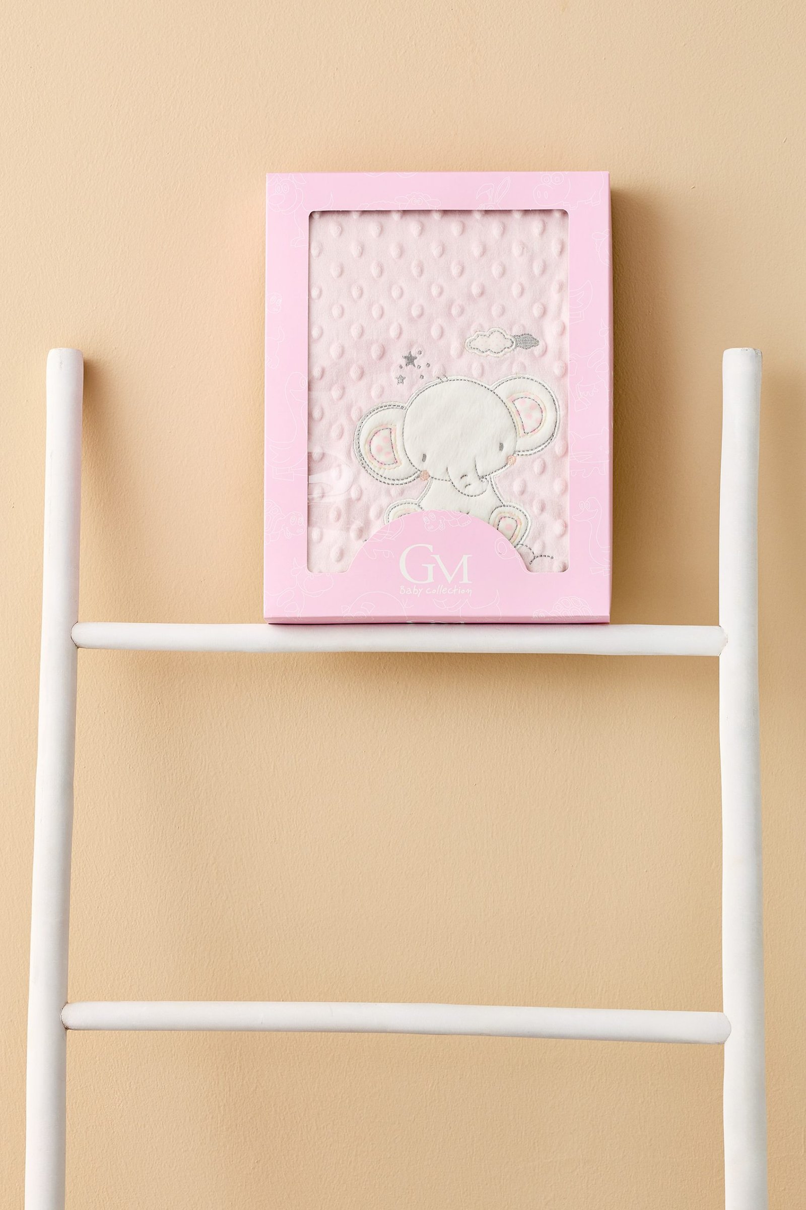 Elephant Κουβέρτα Ροζ μέσα σε συσκευασία